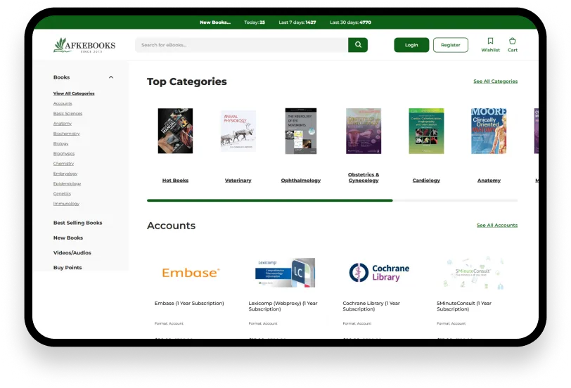 Afkebooks Screens - 1