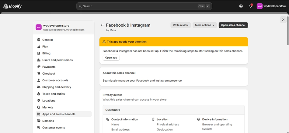 facebook and instagram