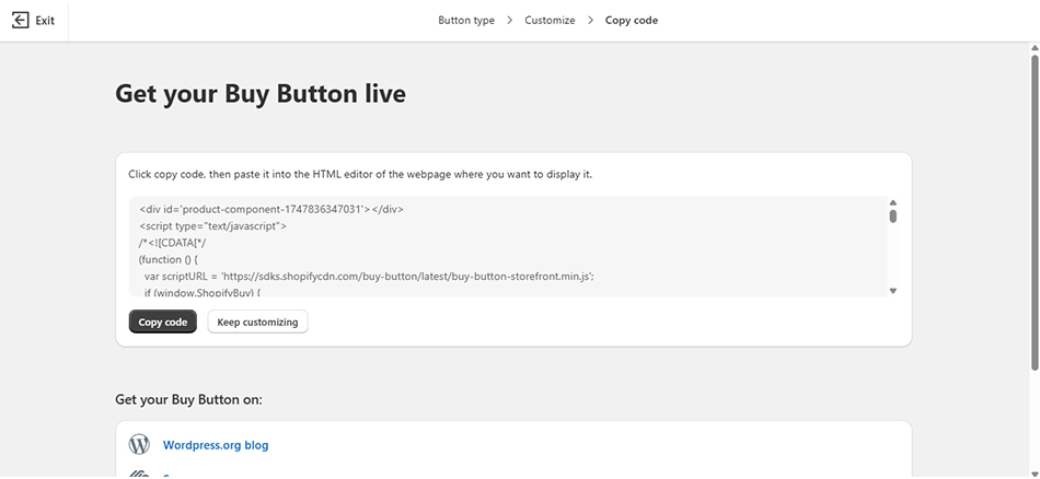 Create new page from the scratch