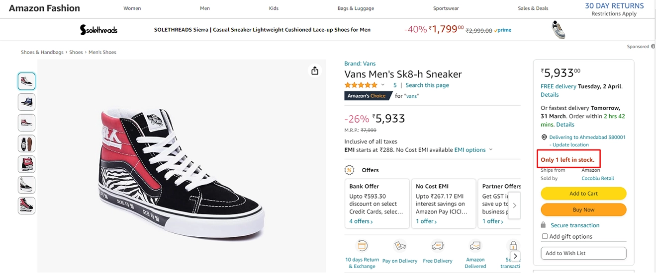 Impulse buying in eCommerce