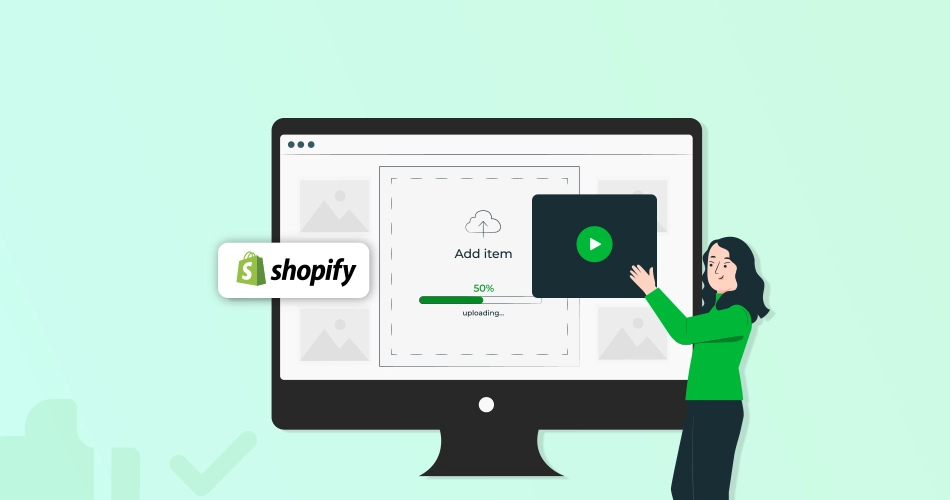 how upload video file to shopify store