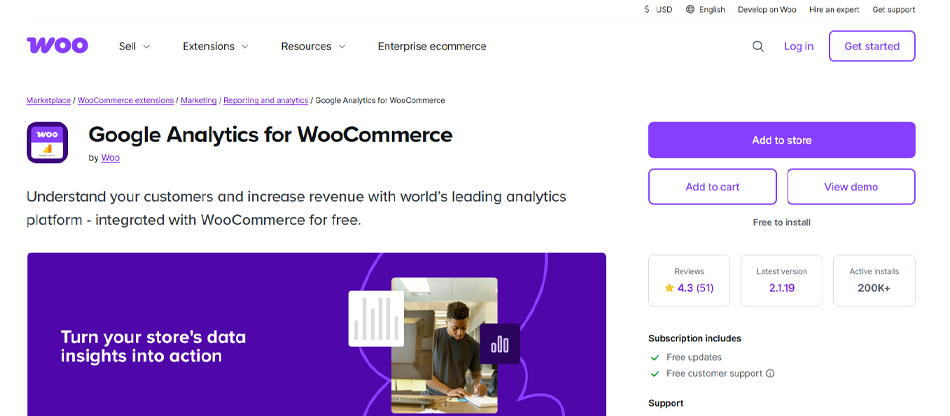 Google Analytics for WooCommerce