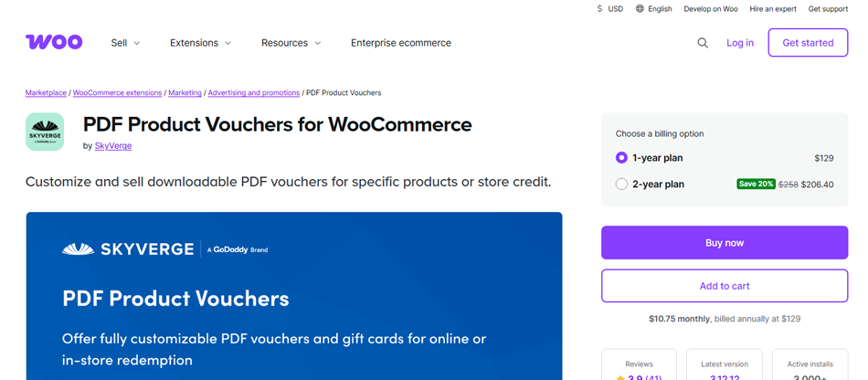 WooCommerce PDF Vouchers