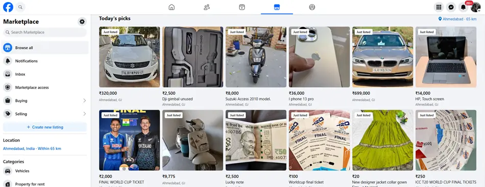 Facebook Marketplace