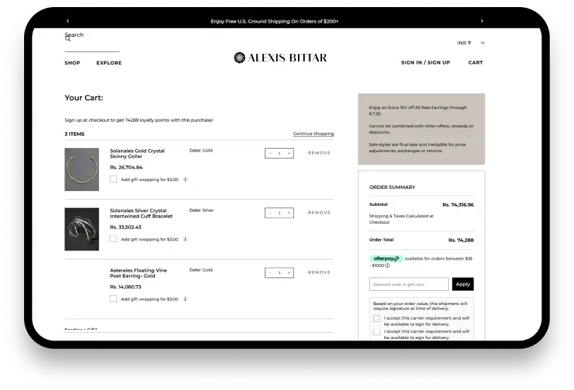 Alexis Bittar more screen - 2