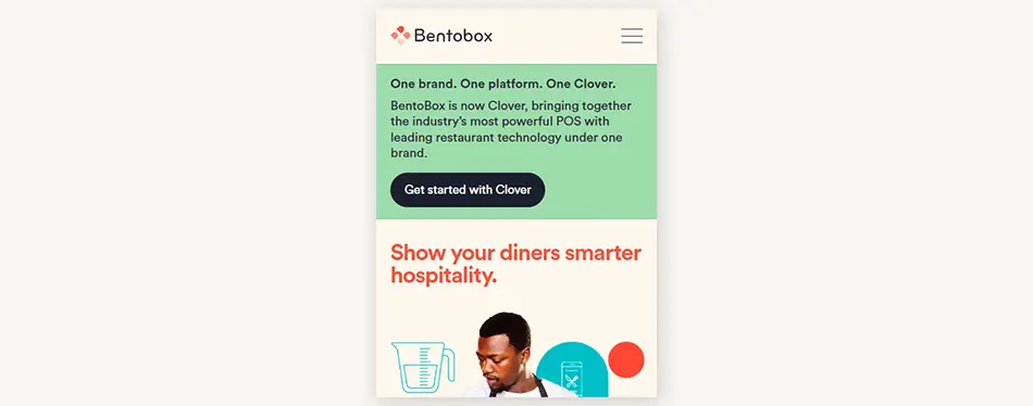 Bentobox Mobile Design