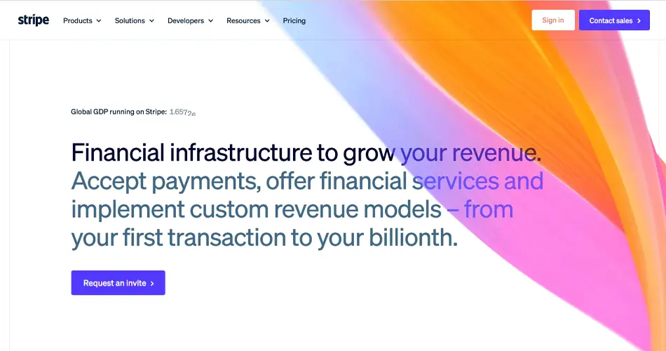 Stripe Website Design