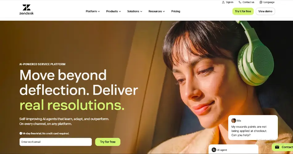 Zendesk Website Design