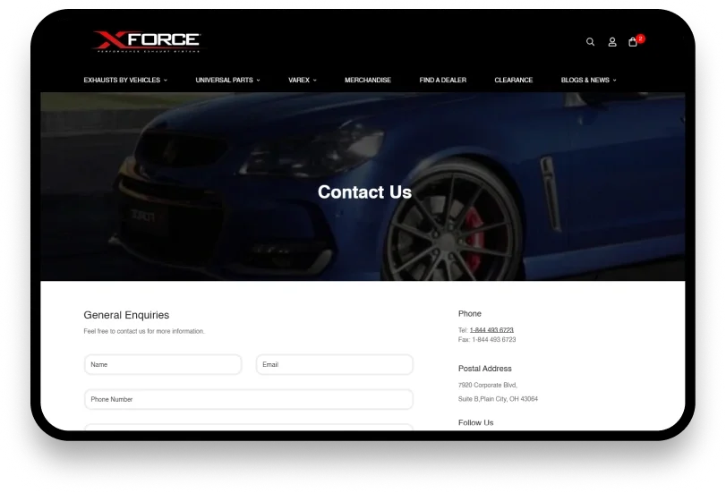 Automotive Shopify Migration Screen 2