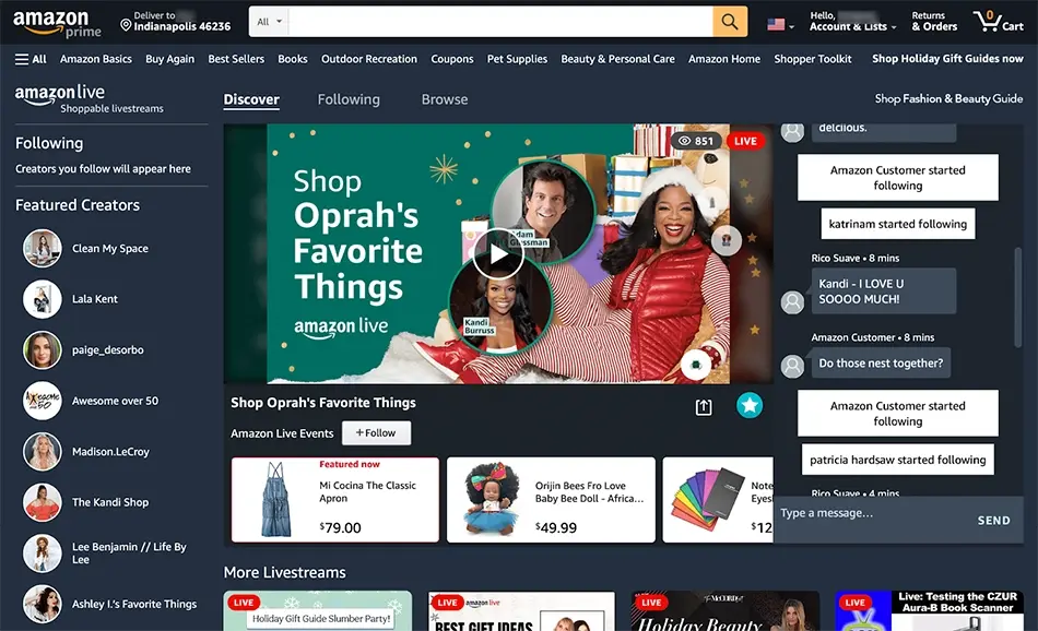 live streaming commerce